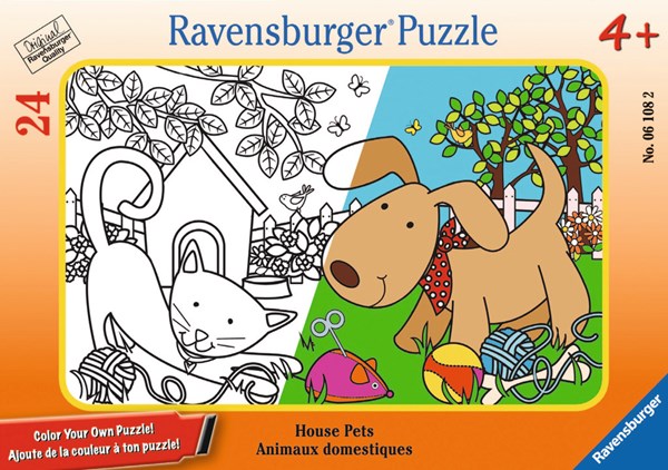 Ravensburger (06108) - "House Pets" - 24 pieces puzzle
