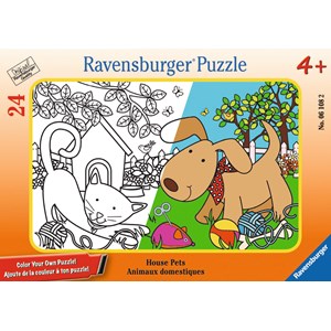 Ravensburger (06108) - "House Pets" - 24 pieces puzzle