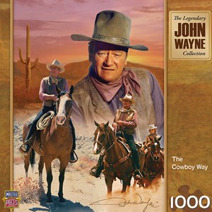 MasterPieces (71239) - "John Wayne, The Cowboy Way" - 1000 pieces puzzle