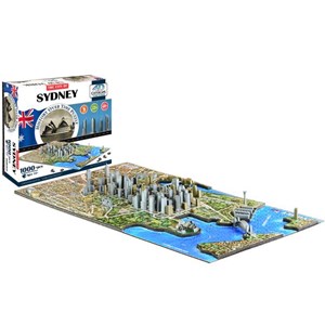 4D Cityscape (40032) - "Sydney" - 1000 pieces puzzle