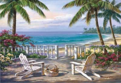 Anatolian (3556) - Sung Kim: "Coastal View" - 500 pieces puzzle