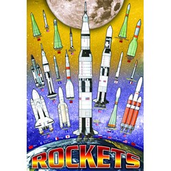 Eurographics (6100-1015) - "Rockets" - 100 pieces puzzle
