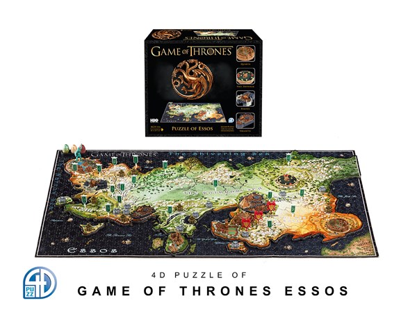 4D Cityscape (51002) - "4D Game of Thrones : Essos" - 1530 pieces puzzle