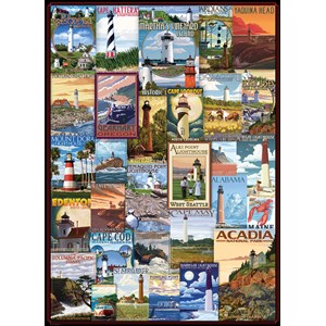 Eurographics (6000-0779) - "Lighthouses" - 1000 pieces puzzle