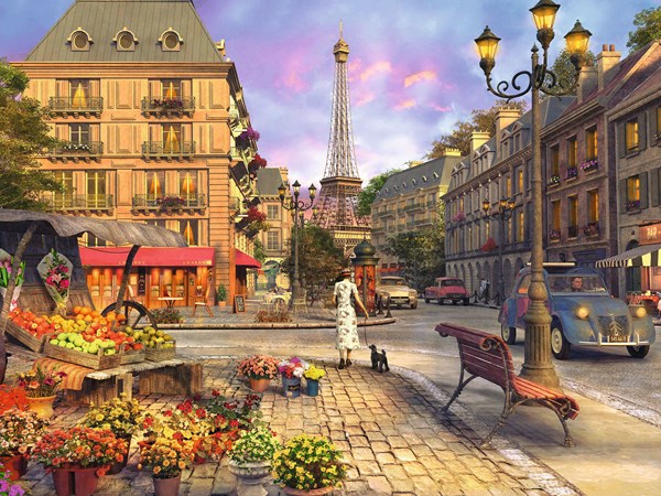 Ravensburger (16309) - Dominic Davison: "Vintage Paris" - 1500 pieces puzzle
