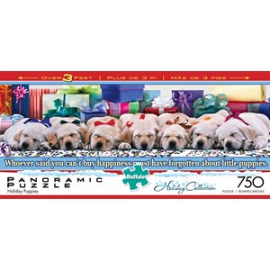 Buffalo Games (14047) - "Holiday Puppies" - 750 pieces puzzle