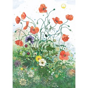 Heye (29774) - Jane Crowther: "Red Poppies" - 1000 pieces puzzle