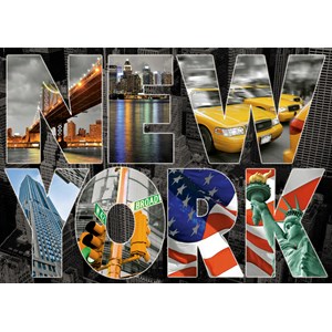 Educa (16288) - "New York Collage" - 1000 pieces puzzle