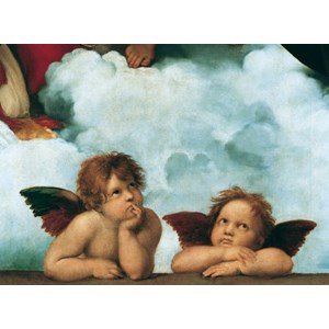 Clementoni (31437) - Raphael: "Sistine Madonna" - 1000 pieces puzzle