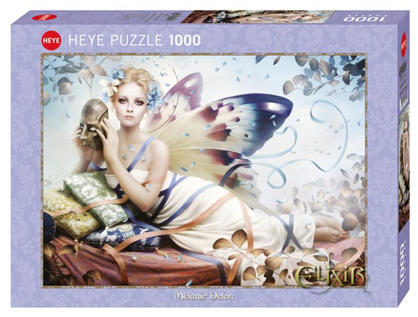 Heye (29724) - Melanie Delon: "Behind The Mask" - 1000 pieces puzzle