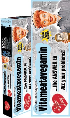 Aquarius (73030) - "I love Lucy - Vitameatavegamin" - 1000 pieces puzzle