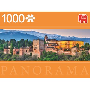 Jumbo (18574) - "Alhambra, Spain" - 1000 pieces puzzle