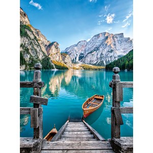 Clementoni (35039) - "Braies Lake" - 500 pieces puzzle