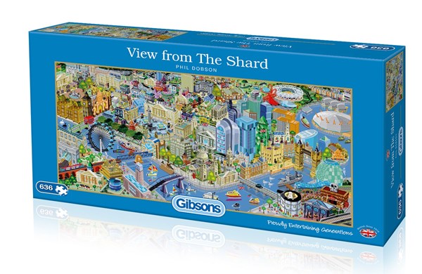Gibsons (G4023) - "View from The Shard" - 636 pieces puzzle