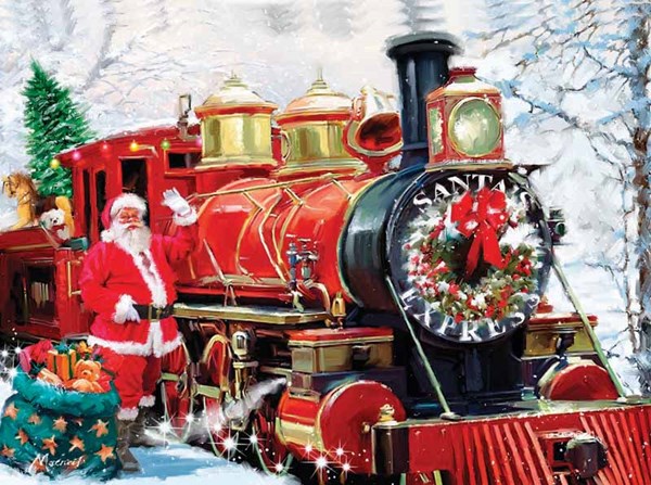 SunsOut (52740) - Richard Macneil: "Christmas Express" - 1000 pieces puzzle