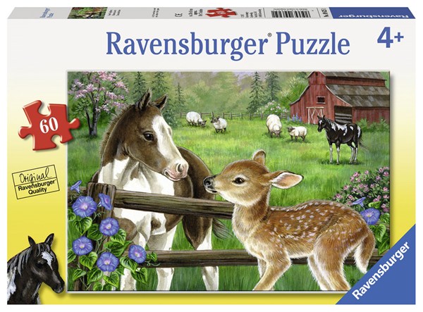 Ravensburger (09625) - Jane Maday: "New Neighbors" - 60 pieces puzzle