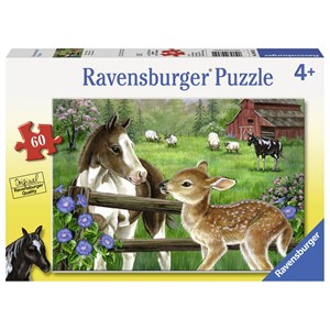Ravensburger (09625) - Jane Maday: "New Neighbors" - 60 pieces puzzle