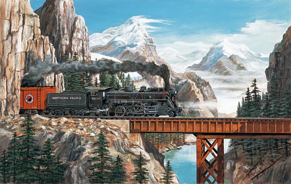 SunsOut (39794) - Ken Zylla: "Summit Pass" - 550 pieces puzzle
