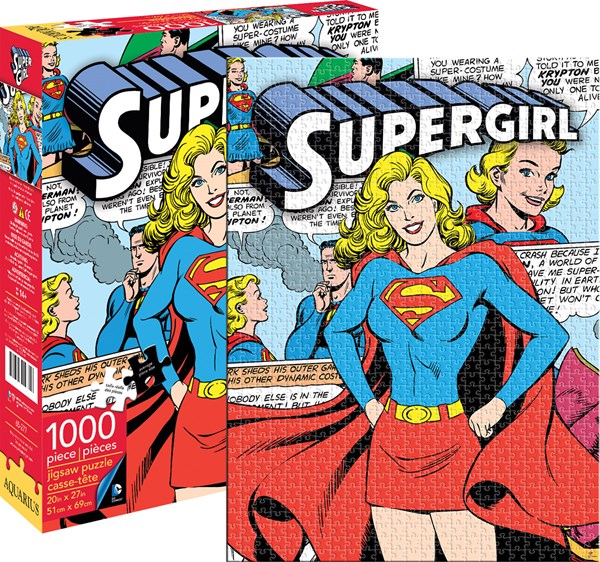 Aquarius (65277) - "DC Comics Super Girl" - 1000 pieces puzzle