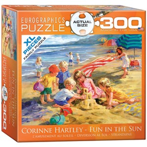 Eurographics (8300-0449) - Corinne Hartley: "Fun in the Sun" - 300 pieces puzzle