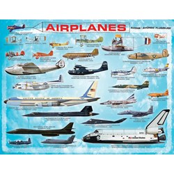 Eurographics (8104-0086) - "Airplanes" - 100 pieces puzzle