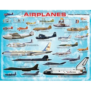 Eurographics (8104-0086) - "Airplanes" - 100 pieces puzzle