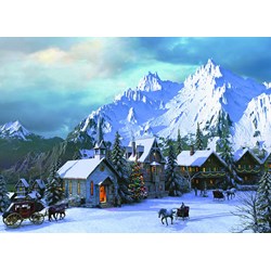 Eurographics (6000-0426) - Dominic Davison: "Rocky Mountain Christmas" - 1000 pieces puzzle