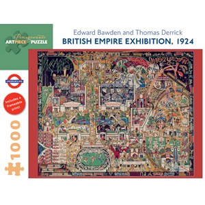 Pomegranate (AA730) - "British Empire Exhibition, 1924" - 1000 pieces puzzle