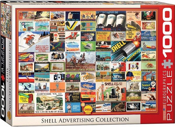 Eurographics (6000-0804) - "Shell Heritage Vintage Collection" - 1000 pieces puzzle