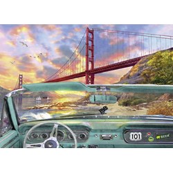 Ravensburger (19720) - Dominic Davison: "Golden Gate" - 1000 pieces puzzle