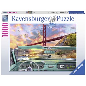 Ravensburger (19720) - Dominic Davison: "Golden Gate" - 1000 pieces puzzle