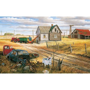 SunsOut (39612) - Ken Zylla: "Homestead and Corn Crib" - 550 pieces puzzle