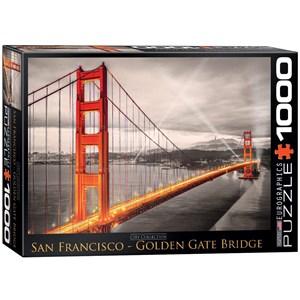 Eurographics (6000-0663) - "San Francisco Golden Gate Bridge" - 1000 pieces puzzle