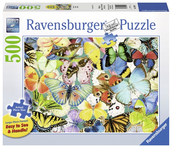 Ravensburger (14919) - "Butterflies" - 500 pieces puzzle