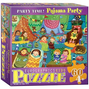 Eurographics (6060-0471) - "Pajama Party" - 60 pieces puzzle
