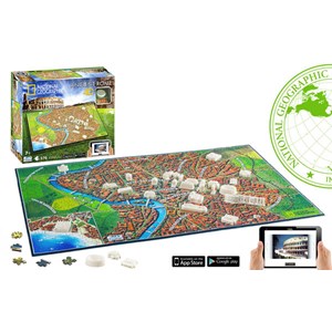 4D Cityscape (61004) - "Ancient Rome" - 600 pieces puzzle
