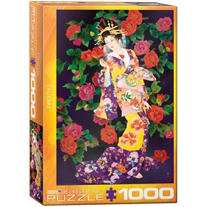 Eurographics (6000-0743) - Haruyo Morita: "Tsubaki" - 1000 pieces puzzle