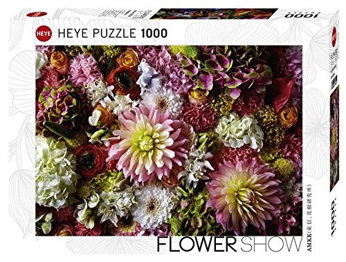 Heye (29740) - "Airy Dahlia" - 1000 pieces puzzle