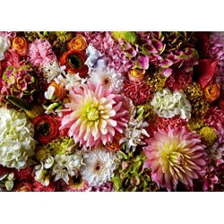 Heye (29740) - "Airy Dahlia" - 1000 pieces puzzle