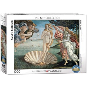 Eurographics (6000-5001) - Sandro Botticelli: "Birth of Venus" - 1000 pieces puzzle