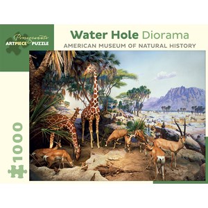 Pomegranate (AA939) - "Water Hole Diorama" - 1000 pieces puzzle