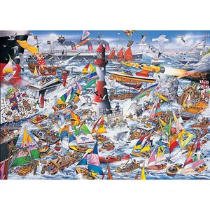 Gibsons (G591) - Mike Jupp: "I Love Boats" - 1000 pieces puzzle