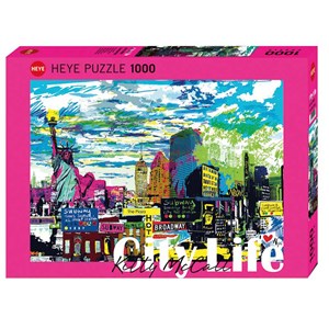 Heye (29681) - Kitty McCall: "I Love New York!" - 1000 pieces puzzle