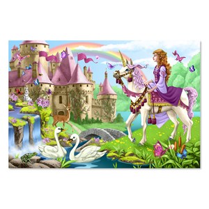 Melissa and Doug (4427) - "Fairy Tale Castle" - 48 pieces puzzle