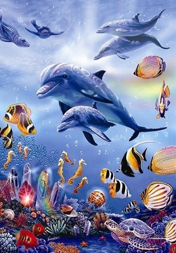 Anatolian (PER3298) - "Seahorse Kingdom" - 260 pieces puzzle