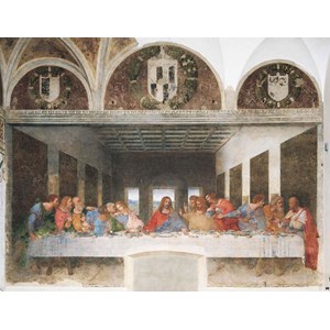 Clementoni (31447) - Leonardo Da Vinci: "The Last Supper" - 1000 pieces puzzle