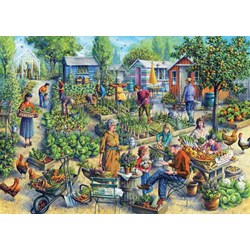 Falcon (11081) - "Green Street Gardens" - 1000 pieces puzzle