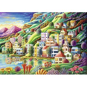 Ravensburger (19402) - Andy Russell: "Dream City" - 1000 pieces puzzle