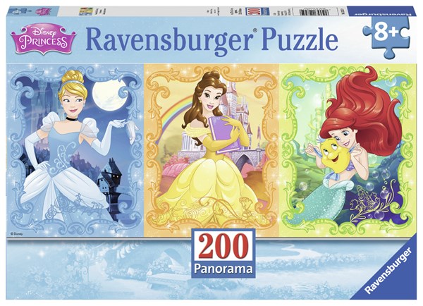 Ravensburger (12825) - "Beautiful Disney Princesses" - 200 pieces puzzle