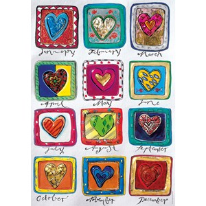 Heye (29706) - "Year of Love" - 500 pieces puzzle